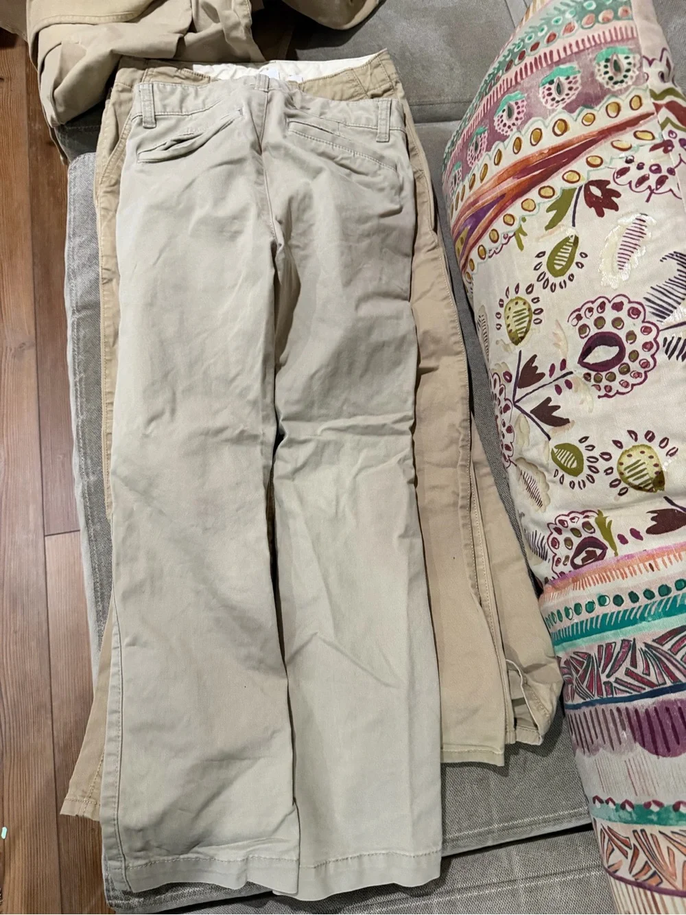 Lot of 7 GAP Kids Tan Khaki uniform Pants size 8 boys